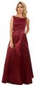 Main image of Boat Neck A-Line Beaded Classic Formal Prom Dress